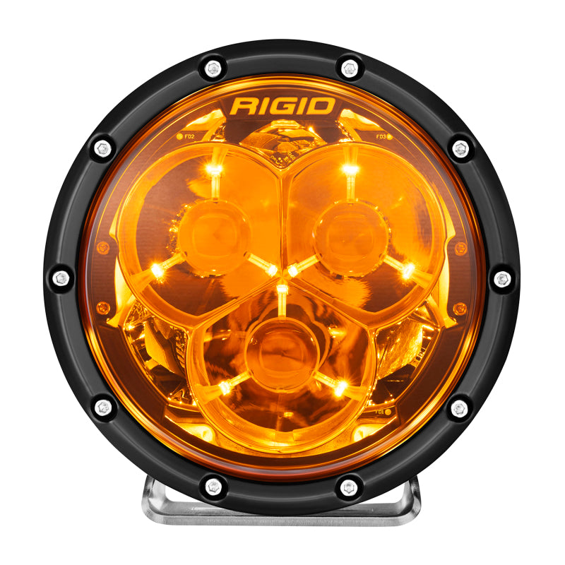 Rigid Industries 360-Series Laser 6in Amber PRO Amber Backlight