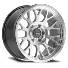 Load image into Gallery viewer, Mamba M28 17x8. 5x114.3 ET35 Silver Wheel w/ Mirror Machine Face &amp; Lip