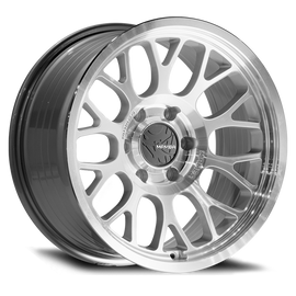 Mamba M28 18x8 5x112 ET30 Silver Wheel w/ Mirror Machine Face & Lip