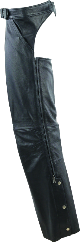 Kuryakyn Leather By River Road Plains Leather Chaps Black - Large