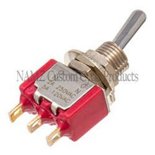 Load image into Gallery viewer, NAMZ Mini High/Low Beam Toggle Switch 5-AMP 1/4in. Hole