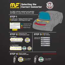 Load image into Gallery viewer, MagnaFlow 98-00 Sportage 2 OEM Underbody Direct Fit Converter