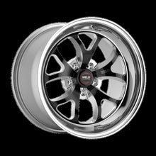 Load image into Gallery viewer, Weld S76 18x8 / 5x115 BP / 5.1in. BS Black Wheel (3.18 ID High Pad)