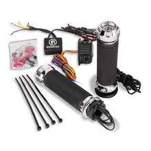 Load image into Gallery viewer, Performance Machine FLHX TBW Apex Heated Grips - Chrome
