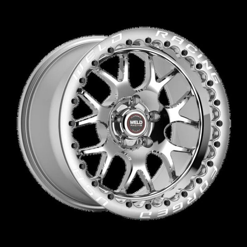 Weld S77 15x10 / 6x5.5 BP / 6.5in BS (Med Pad) Polished Wheel - Polished SBL MT