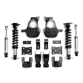 QA1 14-18 Chevy Silverado 4WD Dual Adjustable 4-6in Lowering Kit w/ Spindles