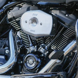 S&S Cycle 17-23 M8 Touring/18-23 BT Stealth Air Cleaner Kit w/ Chrome Tribute Cover