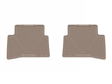 WeatherTech 19-25 Lexus UX Hybrid / 19-22 UX Rear All-Weather Floor Mats - Tan
