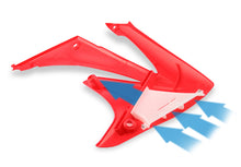Load image into Gallery viewer, Cycra 09-13 Honda CRF250R-450R Powerflow Radiator Shrouds - Red