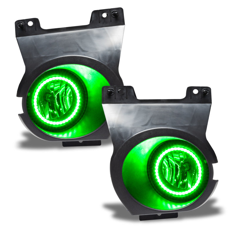 Oracle Lighting 11-14 Ford F-150 Pre-Assembled LED Halo Fog Lights -Green SEE WARRANTY