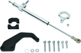 Twin Power 00-08 FLH FLT Satin Steering Damper Kit