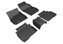 Load image into Gallery viewer, 3D MAXpider 2017-2019 Buick Lacrosse Kagu 1st &amp; 2nd Row Floormats - Black