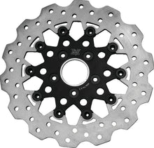Load image into Gallery viewer, Twin Power 84-17 BT Exc 11.8 and Lug Mount 84-13 XL Front 11.5 Scalloped Floating Rotor Black Mesh