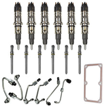 Load image into Gallery viewer, Industrial Injection 13-18 Dodge Ram 6.7L Injector Pack w/Connecting Tubes &amp; Fuel Lines