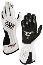 Load image into Gallery viewer, OMP ONE EVO-X MY24 GLOVES FIA 8856-2018 WHITE SZ XS