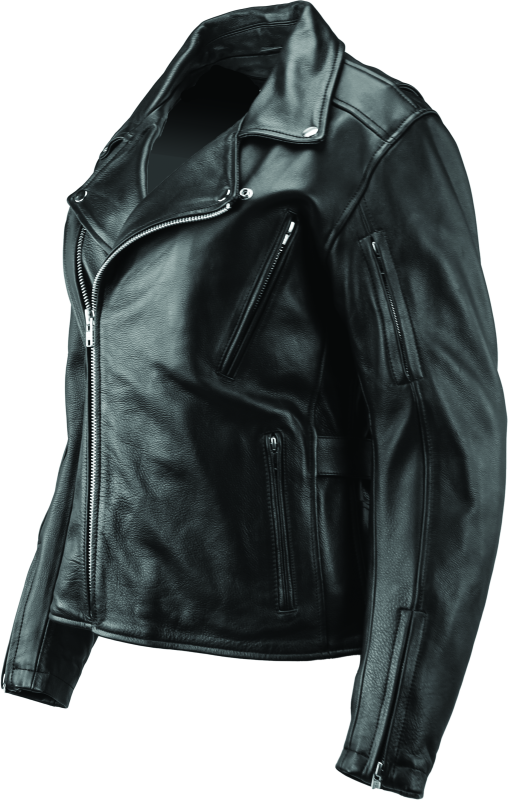 Kuryakyn Leather By River Road Ironclad Classic Leather Jacket Black Womens - Small