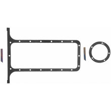 Load image into Gallery viewer, Fel-Pro OS 34004 Engine Oil Pan Gasket Set 18 Bolt Hole Two Piece Gasket