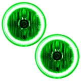 Oracle Lighting 07-09 Jeep Patriot Pre-Assembled LED Halo Fog Lights -Green SEE WARRANTY