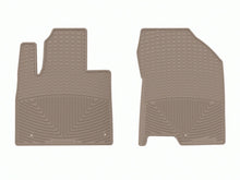Load image into Gallery viewer, WeatherTech 19-20 Hyundai Santa Fe Front Rubber Mats - Tan