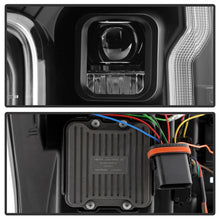 Load image into Gallery viewer, Spyder 17-19 Ford F-250/F-350/F-450 High-Power LED Headlights - Black (PRO-YD-FS17LEDAP-SEQSBGR-BK)