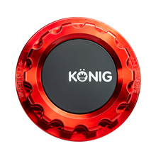 Load image into Gallery viewer, Konig MRK1 Anodized Red Gear Cap w/ Logo