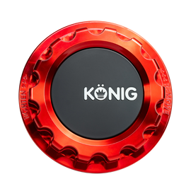 Konig MRK1 Anodized Red Gear Cap w/ Logo