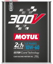 Load image into Gallery viewer, Motul 2L Synthetic-ester Racing Oil 300V Le Mans 10W60 10x2L