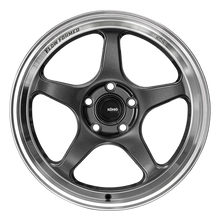 Load image into Gallery viewer, Konig Hyperspec 18x8 5X114.3 ET35 Anthracite Metallic Wheel w/ Mirror Machined Lip