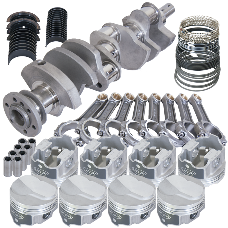 Eagle Chevy 396 3.766in Crank 6.135in I-Beam Rods 17cc Dome 4.185in Pistons Rotating Assembly