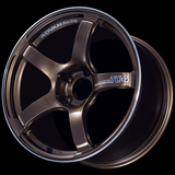 Advan TC4 18x7.0 / +41 Offset / 4x100 / 63mm Bore / Umber Bronze Metallic and Ring