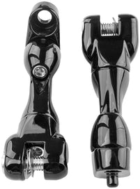 Kuryakyn Adjustable Passenger Peg Mount 93 and Up Touring Gloss Black