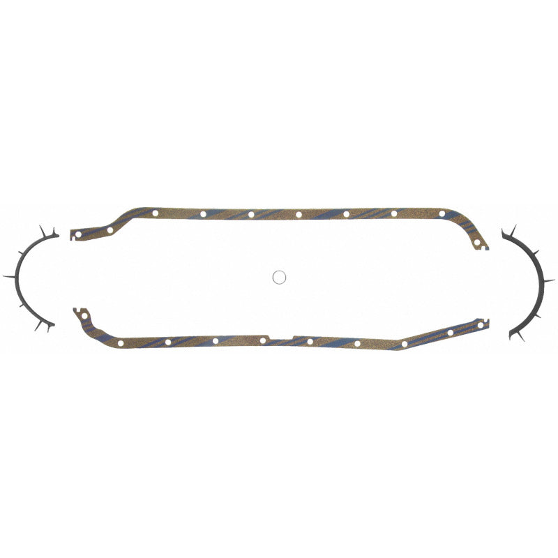 Fel-Pro Cadillac DeVille OS 30202 C Engine Oil Pan Gasket Set Blue Stripe cork-rubber
