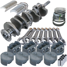 Eagle Ford FE 4.125in Crank 6.700in I-Beam Rods -7cc Flat Top 4.090in Pistons Rotating Assembly