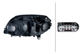 Hella 2009-2015 Mercedes-Benz GLK250 Headlight Assembly