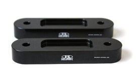 BLOX Honda S2000 Racing Front 20mm Thick Spacer Bump Steer Kit - Black (Lowered 1in and more) - GTR Auto