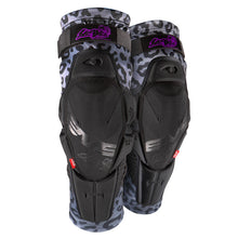 Load image into Gallery viewer, EVS Slayco96 Knee Guard Pair Ghost/Leopard - 2XL