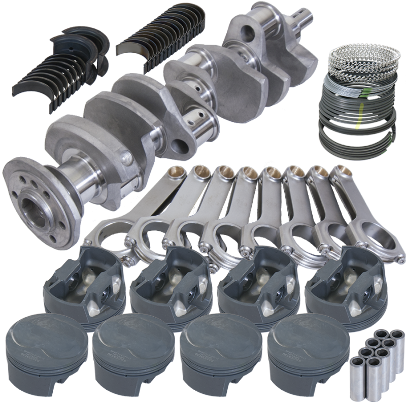 Eagle Chevy 350 3.750in Crank 6.000in H-Beam 11cc Dome 4.030in Pistons Rotating Assembly