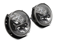 Load image into Gallery viewer, Raxiom 07-18 Jeep Wrangler JK LED Halo Headlights- Black Housing (Clear Lens)