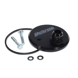 Peterson Fluid Systems Chevrolet 2 -12AN Inlet Fitting Block Off Plate