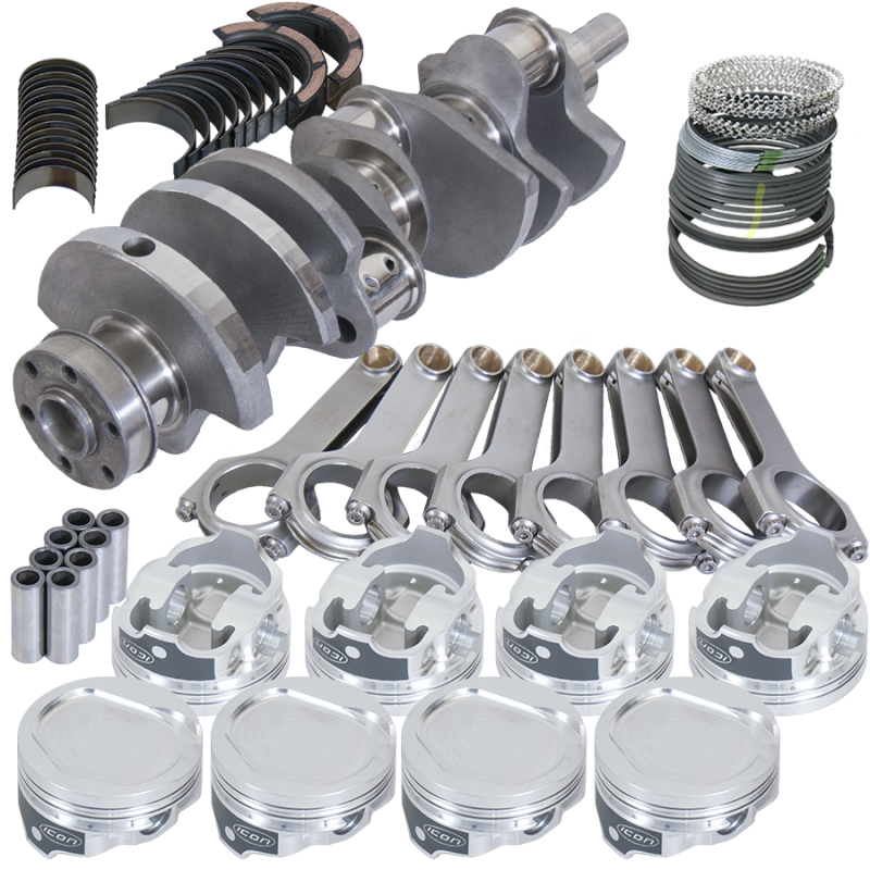 Eagle Ford 351C 3.850in Crank 6.000in H-Beam -20cc Step Dish 4.040in Pistons Rotating Assembly