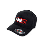 IAG Boxer Logo Embroidered Flexfit Cap - Black - Size S/M.