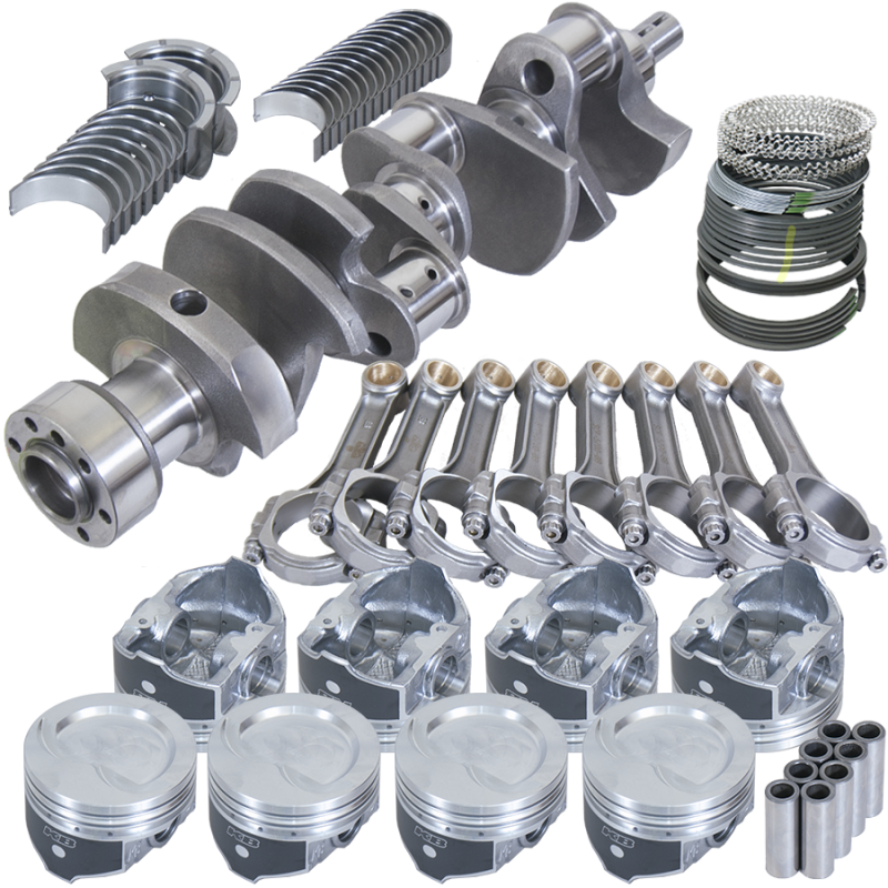 Eagle Chevy LT1350 1Pc 3.750in Crank 5.700in I-Beam Rods -18cc 4.040in Pistons Rotating Assembly