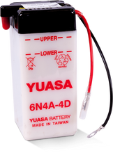 Load image into Gallery viewer, Yuasa 6N4A-4D Conventional 6-Volt Battery