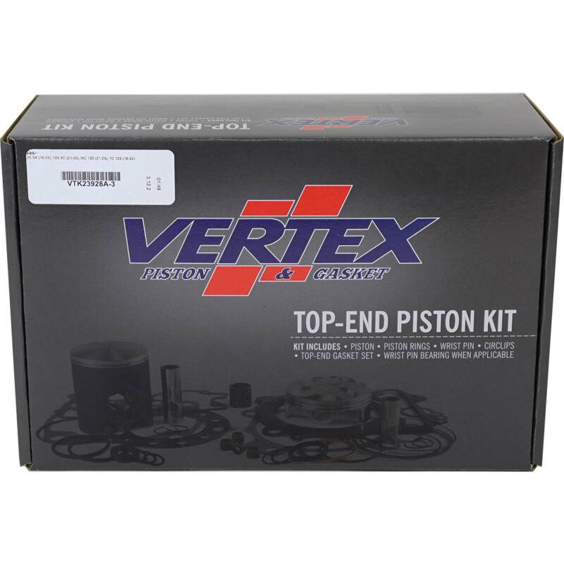 Vertex Piston 18-22 KTM 125 SX 125cc Top End Piston Kit