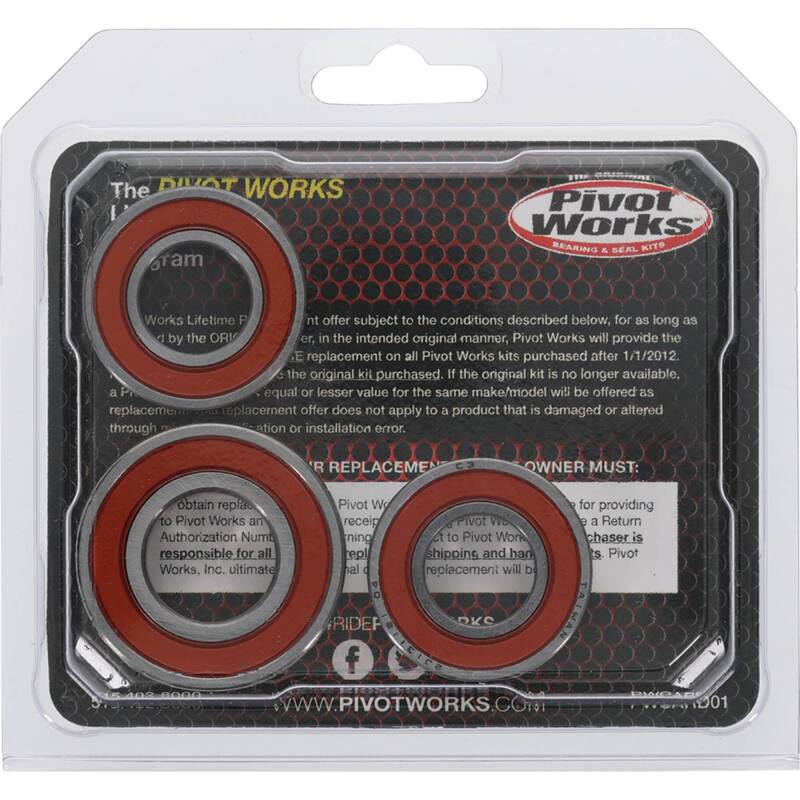 Pivot Works Kawasaki Wheel Bearing Kit Premium Bearings