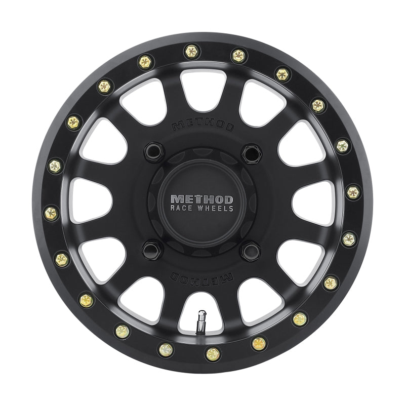 Method MR401 UTV Beadlock 14x8 4+4/0mm Offset 4x156 132mm CB Matte Black w/BH-H20875 Wheel