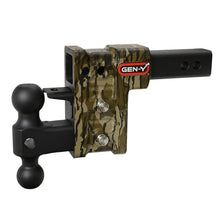 Load image into Gallery viewer, Gen-Y Mega Duty 2in Shank 5in Drop 1.5K TW 10K Hitch w/GH-031 Dual-Ball - Mossy Oak