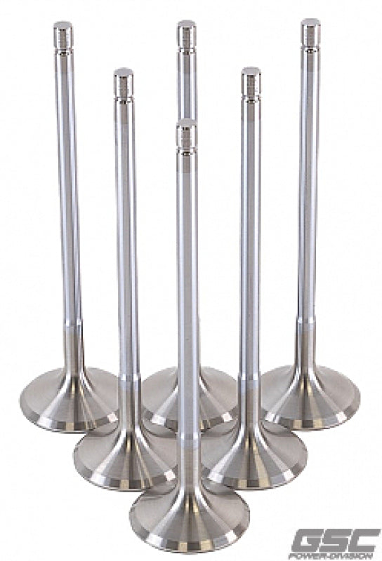 GSC P-D Toyota G16E-GTS 32mm Head (STD) Chrome Polished Exhaust Valve - Set of 6