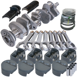 Eagle Chevy 327 3.250in Crank 6.125in H-Beam -5cc Flat Top 4.000in Pistons Rotating Assembly