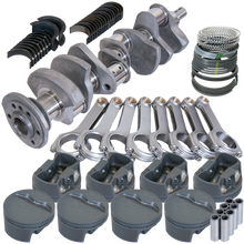 Load image into Gallery viewer, Eagle Chevy 327 3.250in Crank 6.125in H-Beam -5cc Flat Top 4.040in Pistons Rotating Assembly